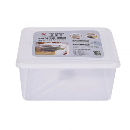 Nadstar1 Plastic Food Storage 4800ML Fresh Box Food Storage Plastic Container 8087 Color: Transparent  - Material: Plastic BPA Free  - Capacity: 4800ML  - Made of food grade safe material, safe and healthy, you can reassure to use. - Large capacity design, good practicability, a good choice for daily meals. - With practical design, convenient for storage food and fruit. - The storage box is designed for home and outdoor, convenient and practical. - With premium sealing cover, the lid of the box is not easy to fall off.