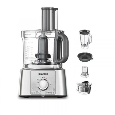 Kenwood Food Processor 1000W Multi-Functional With 3 Stainless Steel Disks, Blender, Grinder Mill, Juicer Extractor, Whisk, Dough Maker, Citrus Juicer FDP65.750WH