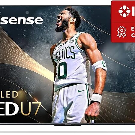 Hisense 75-Inch Class U7 Series Mini-LED ULED 4K UHD Google Smart TV (75U7K, 2023 Model)