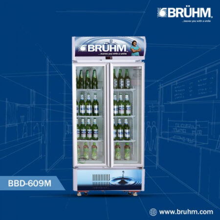 Bruhm Beverage Cooler 409L Double Door BBD-409M