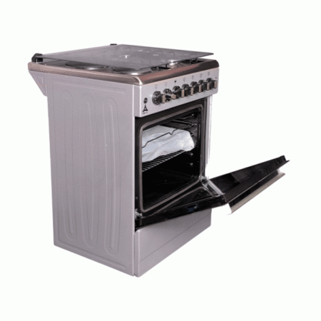 Delta Cookers 60x60cm Electric Oven & Grill 2 Gas 2 Electric Inox DGC-6022.