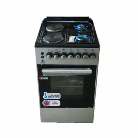 Delta Cooker 2 Gas Burners + 2 Electric Plates Electric Oven 50x55cm DGC-5022