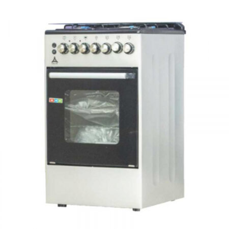 Delta Cooker 50x55cm 4 Gas Burners with Electric Oven & Grill Inox DGC-5040E