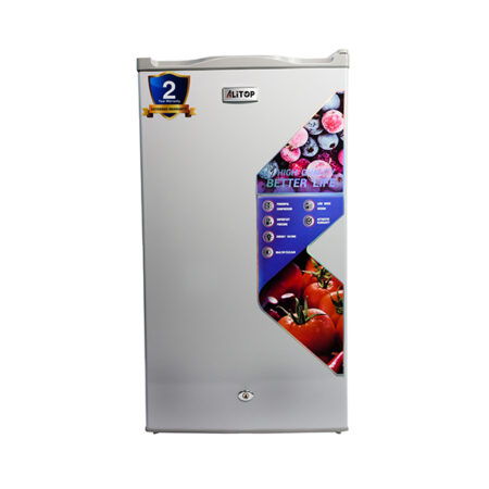 Alitop Refrigerator Single Door 95 Liters, Grey - BC 95AS