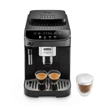 De'Longhi- Magnifica EVO Bean to Cup Fully Automatic Coffee Machine 1550W | Traditional Milk Frother | Built In Grinder | 100% Arabica Whole Coffee Beans ECAM290.21.B Black