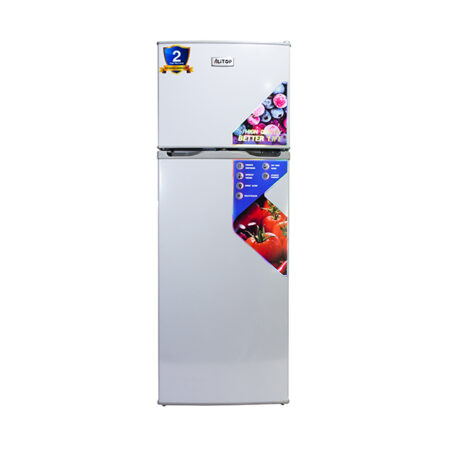 Alitop Refrigerator Double Doors 148 Liters, Grey - BCD 156