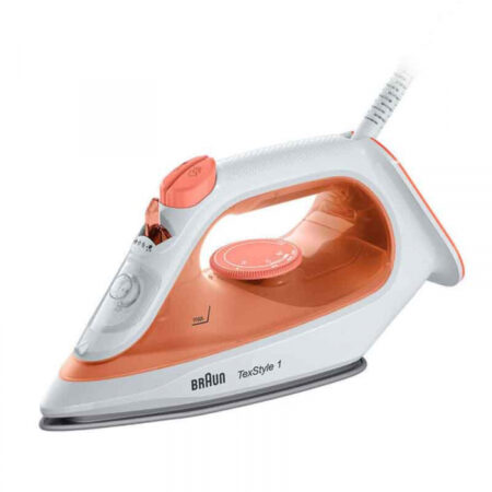 Braun Steam Iron 1900W Texstyle 1 Non-Stick Soleplate 220ML Light Quick Self-Clean 12710000-SL1009O