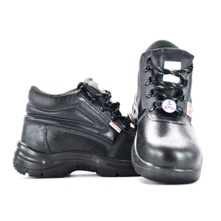 Genuine Leather Steel Toe Safety Boots for Anti-slip Anti-Puncture Construction Breathable Work Boot and Industrial Safety Shoes