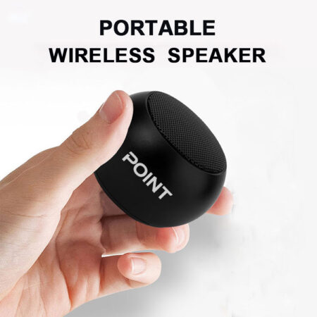 Point Aluminum Mini Bluetooth Speaker, Portable Music Player P101BT