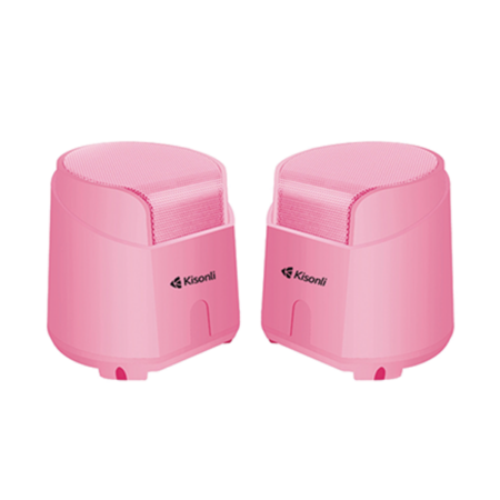 Kisonli K-500 Multimedia Active Speaker - Pink