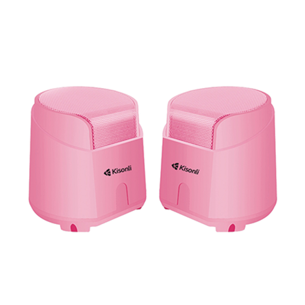 Kisonli K-500 Multimedia Active Speaker - Pink