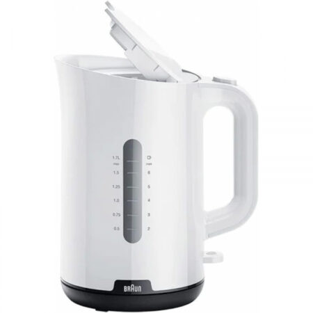 Braun Kettle 1.7L 360° Rotating Base Kettle BPA Free 2200 Power White WK101AI-WK1100WH