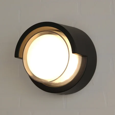 Black LED Wall Light