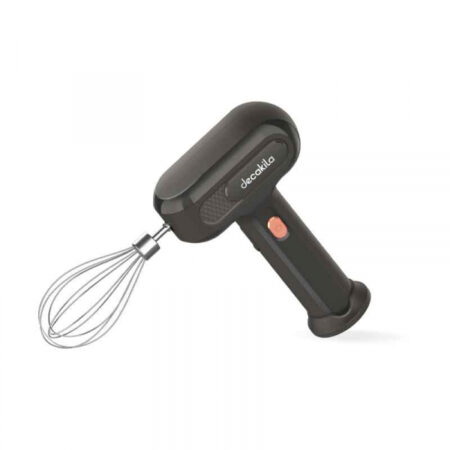 Decakila Hand Mixer 25W 3 Speeds 1500mAh Lithium Battery 2 Attachments Rechargeable KMMX018G