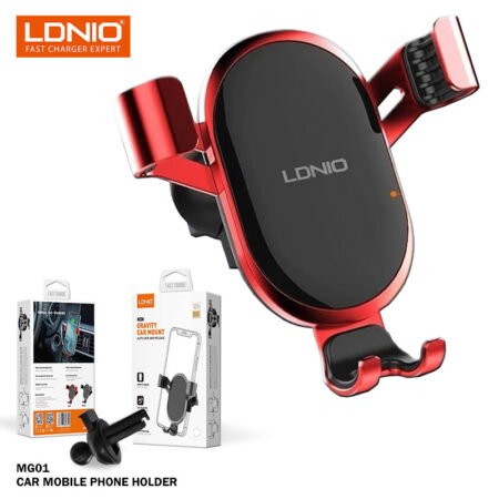 LDNIO MG01 Gravity Car Mount Auto Lock and Release Air Vent Car Phone Holder