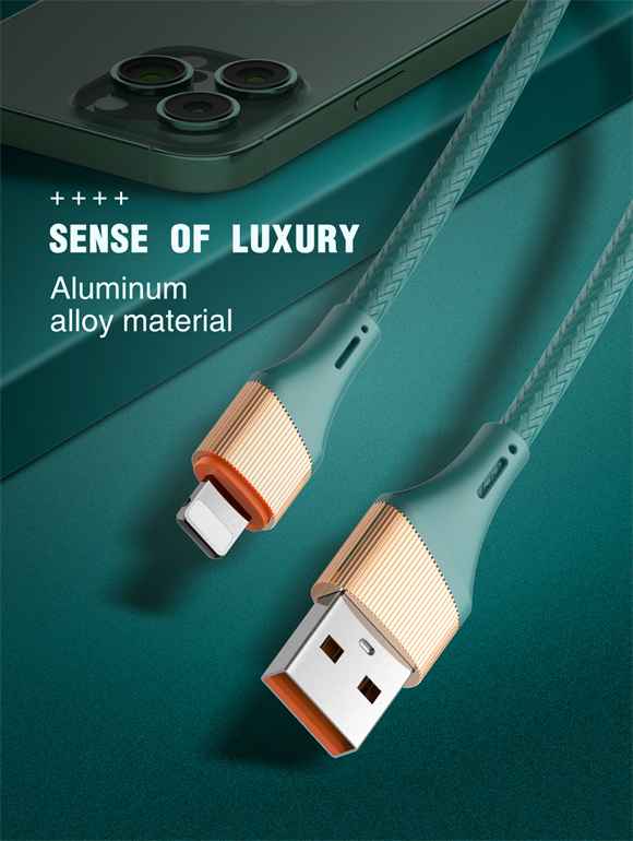 LDNIO LS631 LS632 30W Charging Cable for iPhone Nylon Charger Cable 1m 2m Fast PD QC3.0 USB Type C Transfer Android Date Charger Cable