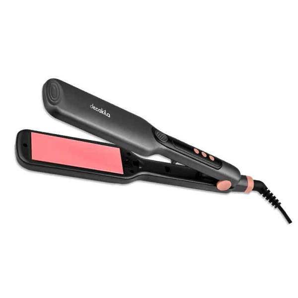 Decakila Hair Straightener Ceramic Coating 4.5CM Flat Iron Electric Temperature Control KEHS035B