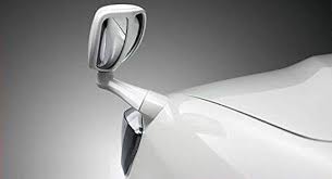 Car Bonnet Mirror Color:White