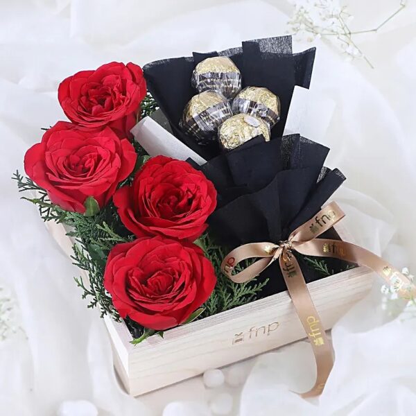 Rose Romance And Chocolate Delights