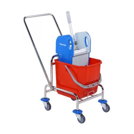 Hunts Chromium Mop and Bucket Trolley CHRTRL1-KB