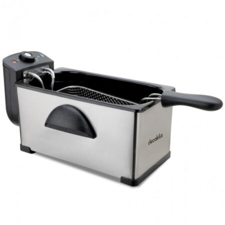 Decakila Deep Fryer 3L Stainless Steel 2000W Temperature 115-190C KEEC056M