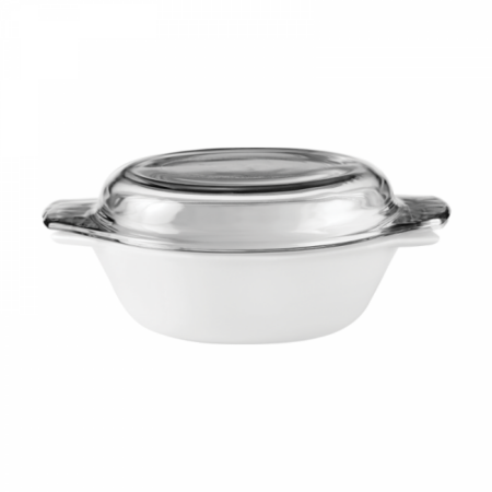 La Opala Casserole with Lid White 200mm LC111