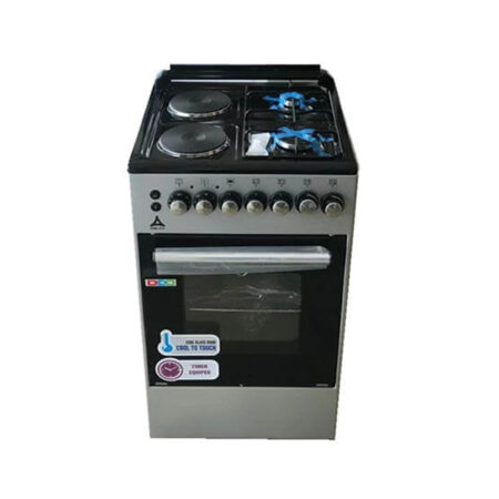 Delta Cooker 2 Gas Burners + 2 Electric Plates Electric Oven 50x55cm, DGC - 5022