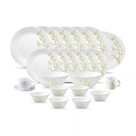 La Opala Dinner Set Citron Weave Classique 50 Pieces LW050