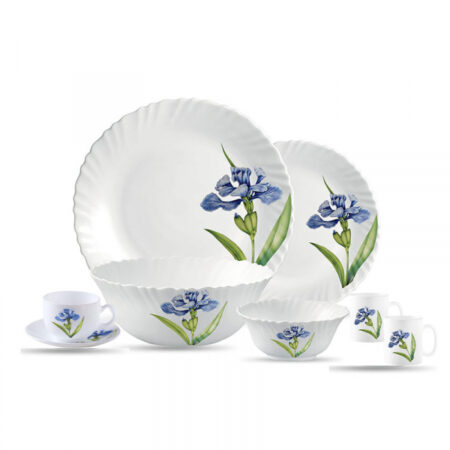 La Opala Dinner Set Royal Iris Classique 44 Pieces LR044