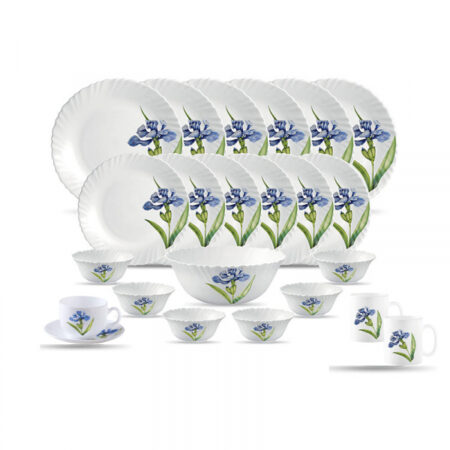 La Opala Dinner Set Royal Iris Classique 47 Pieces LR047