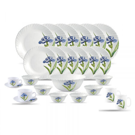 La Opala Dinner Set Royal Iris Classique 50 Pieces LR050