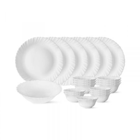 La Opala Dinner Set White Classique 20 Pieces LC020