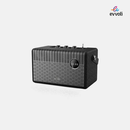 Ewoli Portable Retro Bluetooth Speaker With 50W Heavy Bass Speaker EVAUD-RB51A