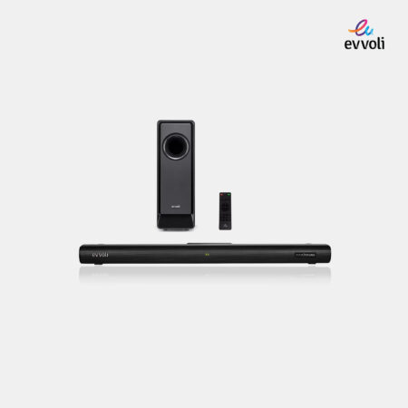 Evvoli 2.1 Soundbar Wireless Subwofer, Bluetooth 240W Black SB241B