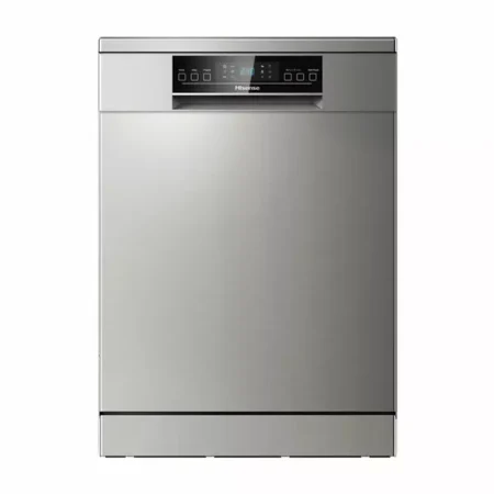 Hisense Dishwasher 15 Place Electronic Touch Screen, A+++ Energy, LED Control Panel, Delay-Start, Power-Off Memory, Water Overflow, Dual Zone, Stainless Steel H15DSS