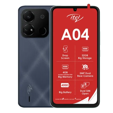 Itel A04 (3G Dual Sim 32GB) Smartphone