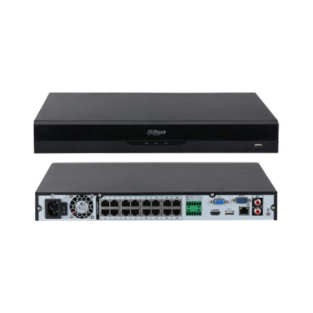 Dahua NVR2216-16P-I2 16 Channel 1U 16PoE 2HDDs  WizSense Network Video Recorder