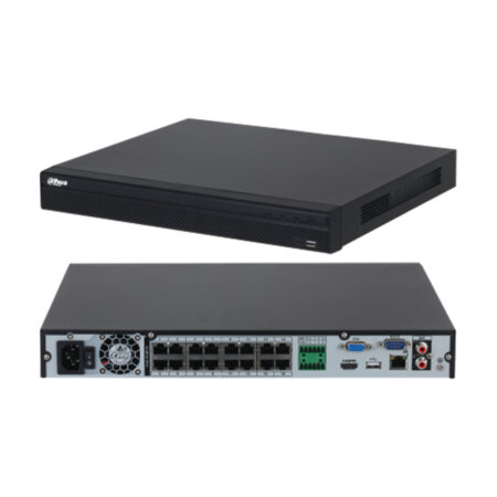 Dahua NVR4232-16P-4KS3 32CH 1U 16PoE 2HDDs  Lite Network Video Recorder