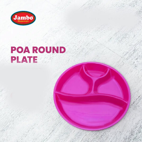 Jambo Poa Round plate One Dozen