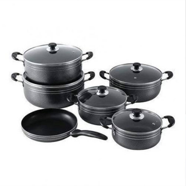 Not stick cookware black