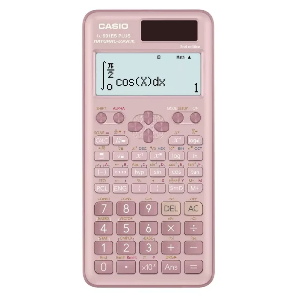 Casio Calculator FX 991 ES PLUS second edition pink color